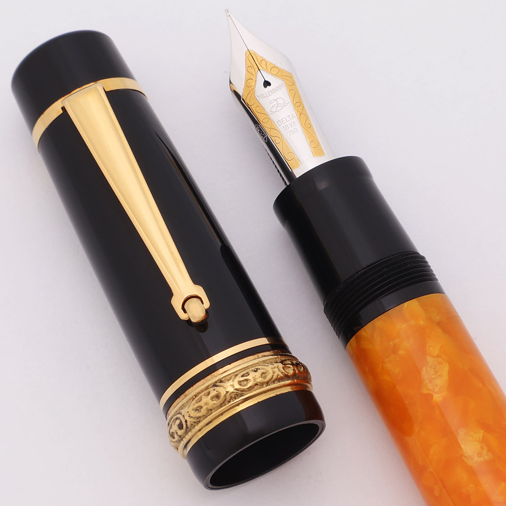 筆記具 Delta Dolce Vita Delta DV Original Mid-Size Cartridge Fountain Pen - Goldspot